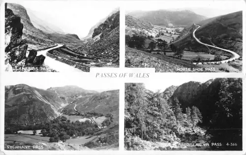 BR69553 Pässe von Wales Wales Richter 366 Echtfoto