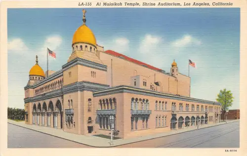 uk41696 al malaikah temple shrine auditorium los angeles california