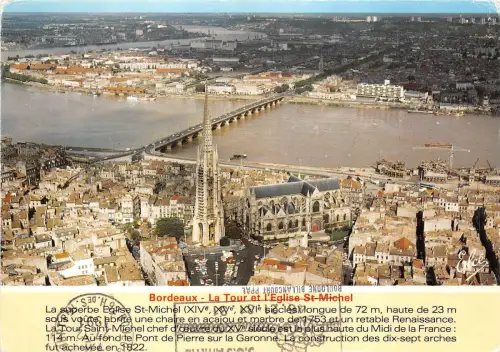 B53728 bordeaux La Tour et l'Eglise St Michel france