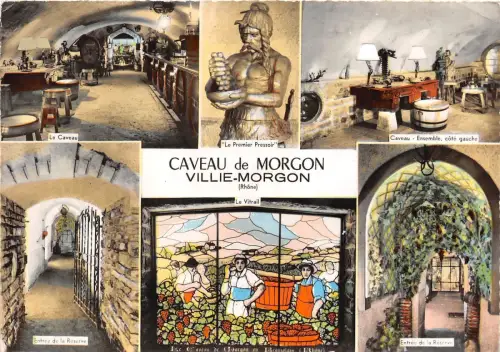 BR14082 Ville Morgon Caveau de Morgon Frankreich