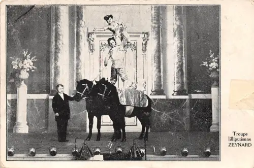B76531 Kleine Leute Nanismus Truppe Liliputienne Zeynard