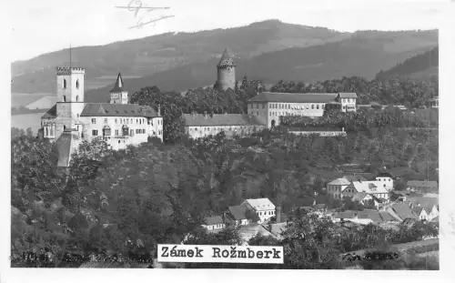 BT3013 Zamek Rozmberk Rosenberg Echtfoto Tschechien