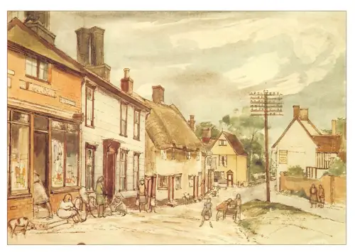 B87897 hoxone village suffolk uk