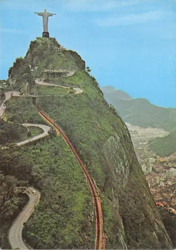 US5984 the way up to the christus the redemptor brazil rio de janeiro