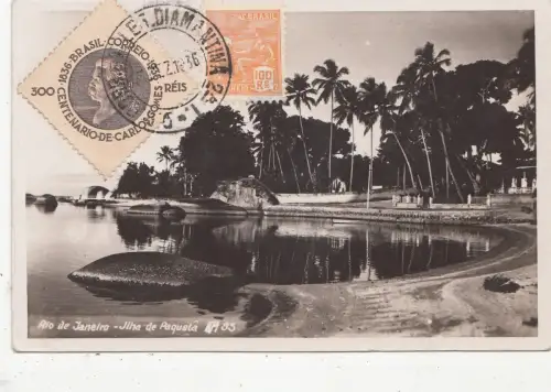 B80936 rio de janeiro jilha de paqueta brasilien front/back image