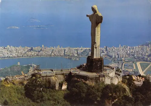 BT11410 Rio de Janeiro vista aerea de corcovado Brasilien