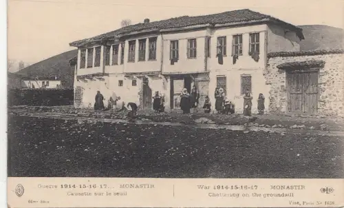 B79254 Kloster Guerre Krieg Geschwätz am Boden Mazedonien Vorder-/Rückseite Bild