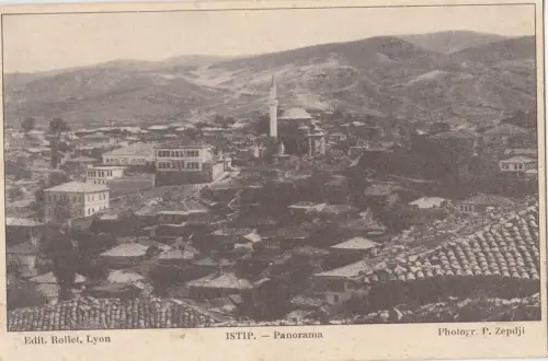 B79250 Istip Panorama Mazedonien Vorder-/Rückbild