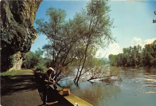 BR1161 Un beau coin de peche Fischer Frankreich