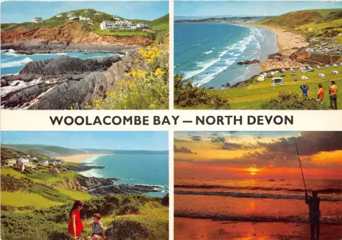 B48111 Woolacombe Bay North Devon multiviews uk
