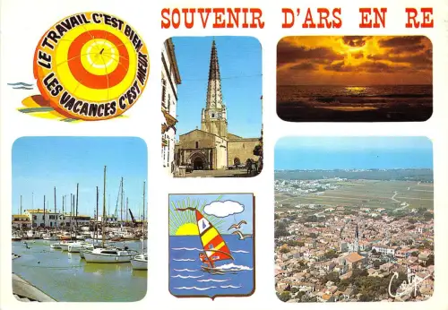 BR3757 Ile de re Ars en re Le port france