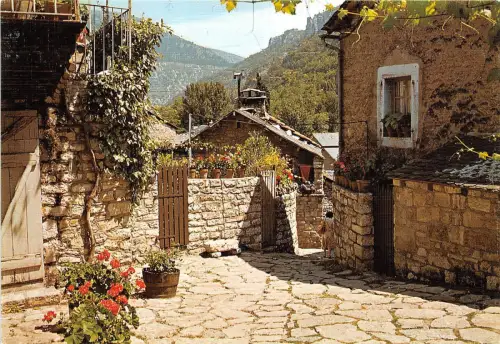 B51025 Gorges du Tarn Dorf Mittelalter Multi Vues Frankreich