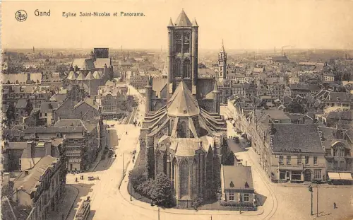 Br36111 Gend Gand Eglise St. Nikolaus Belgien