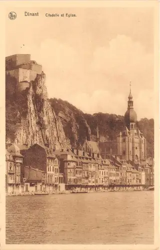 BR32017 Dinant Eglise et Citadelle belgium