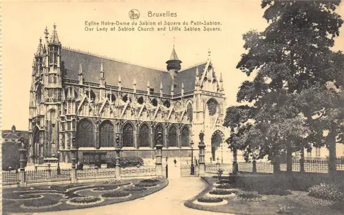 Br35070 Bruxelles Eglise Notre Dame Belgien