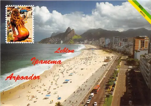 BG20990 arpoador ipanema leblon morro dois irmaos rio de janeiro brasil