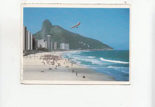 BF28438 rio de janeiro praia de sao conrado brasil front/back image