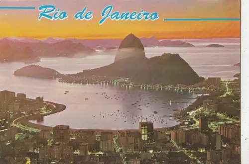 BF26764 rio de janeiro brasil amanhecer enseda de botafogo front/back image