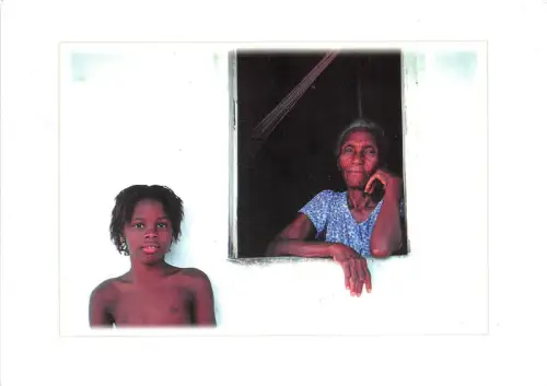 BF36390 Bahia Oma und Neffe Typen Folklore BH Front/Back Scan