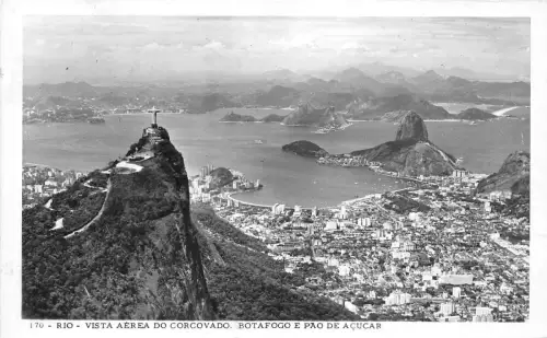 BR62358 rio vista aerea do corcovado botafogo e pao acucar echtfoto brasil