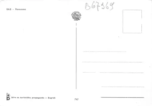 B67969 Kroatien Rab Panorama
