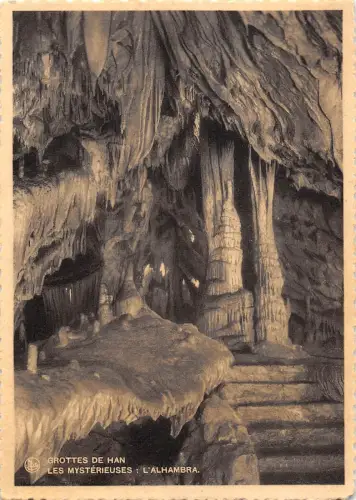 BR55137 Les Mysrerieuses l alhambra Grottes de han belgium