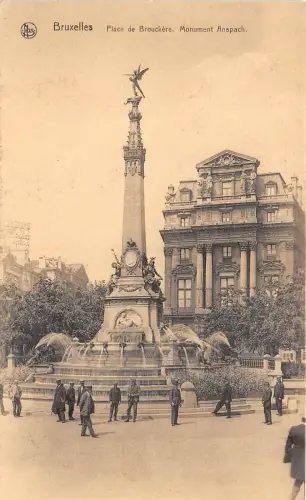 BR34779 Place de Brouckere Monument Anspach Bruxelles Belgien