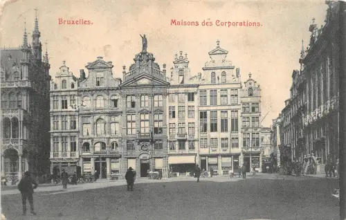 Br34912 Bruxelles MAisons des Corporations Belgium