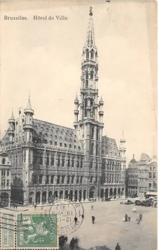 Br34690 Bruxelles Hotel de Ville Belgien