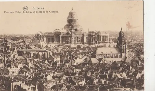 BG25787 bruxelles panorama palais de justice et l eglise belgium