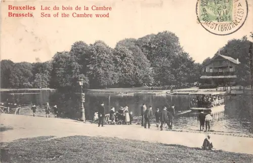 Br34776 Bruxelles LAc du Bois de la Cambre Belgien