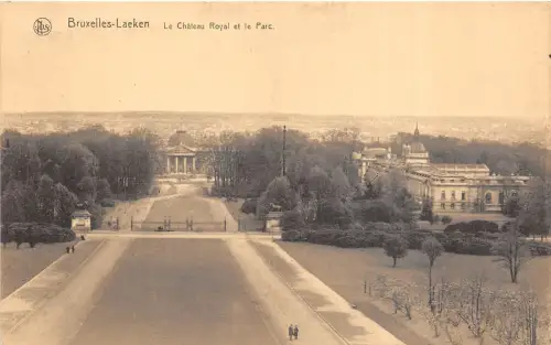 Br34990 Bruxelles Le Chateau Royale et le parc Belgien