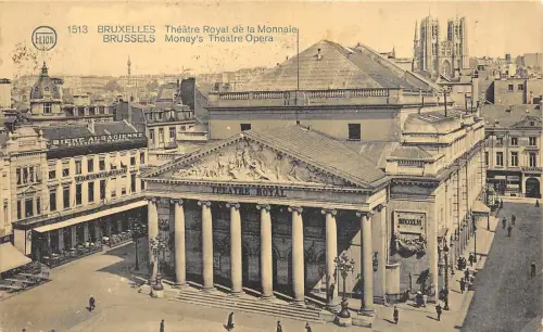 Br34682 Bruxelles Theater Königlich Belgien