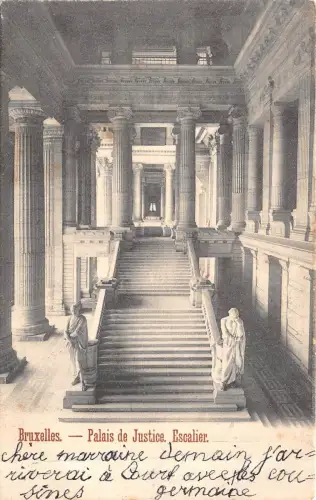 Br34809 Bruxelles Palais de Justice Escalier Belgien