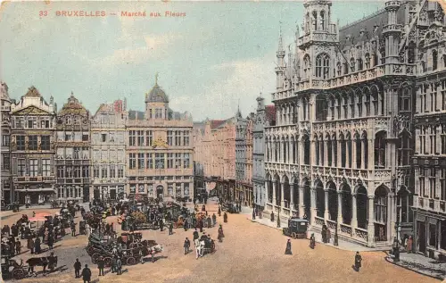 Br34757 Bruxelles Marche aux Fleurs Belgien