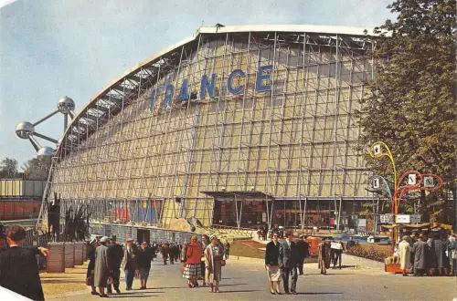 BT3688 Le pavilion de la France exposition de Bruxelles Belgium