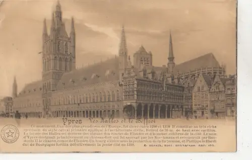 BG25849 ypres les halles et le beffroi belgium