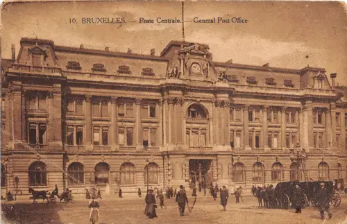 Br34644 Bruxelles Poste Centrale Belgien