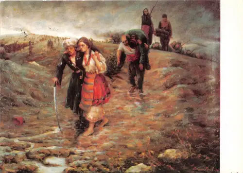 B66857 Aide aux liberateurs peintre Sachi Ratchev Gemälde Postkarte Kunst