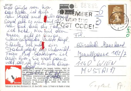 B88883 torquay devon uk