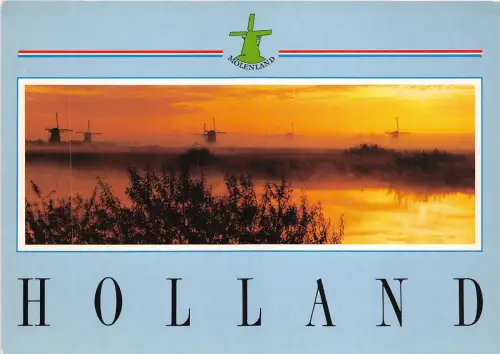 B48169 Holland Moulines A Vent Windmühlen Niederlande