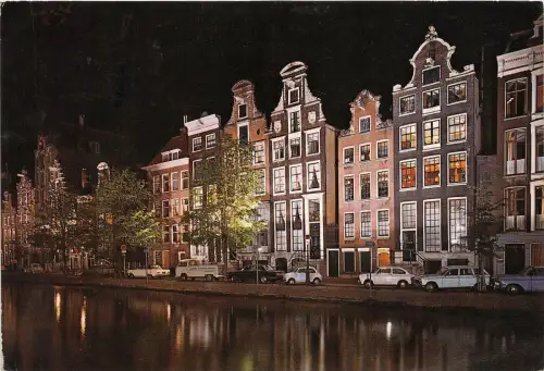 BR12574 Amsterdam Keizersgracht mit alten Giebeln Niederlande