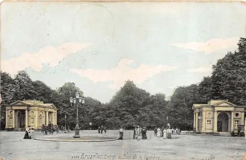 Br34756 Bruxelles Entree du Bois de la Cambre Belgien