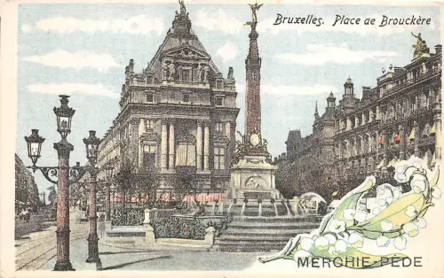 Br34631 Bruxelles Place de Brouckere Belgien