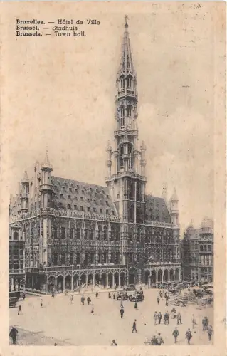 Br34892 Bruxelles Hotel de Ville Belgien