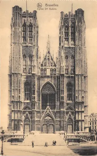 Br34902 Bruxelles Eglise St. Gudule Belgien