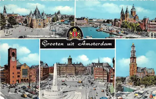 BR403 Amsterdam Autos Voitures Autobus Multi Vues Niederlande