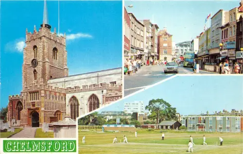 BR15785 Chelmsford Circket Ground the cathedral uk