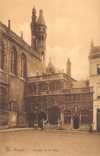 BR55856 chapelle du st Sang Brügge belgien