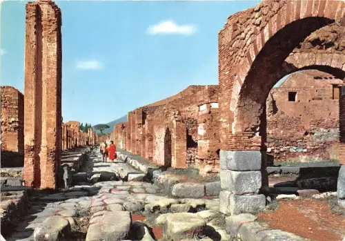 BG6757 pompei scavi via vesuvio e castellum aqua italy